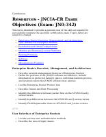 JNCIA-ER Exam Objective.doc